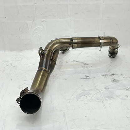 2009 - 2014 YAMAHA YZF R1 EXHAUST MID PIPES HEADER MUFFLER DOWNPIPES STOCK