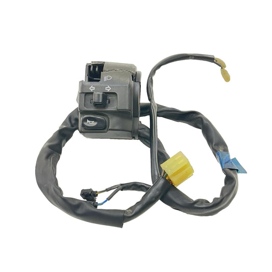 2009 - 2014 YAMAHA YZF R1 LEFT SWITCH LIGHTS HORN TURN SIGNAL CONTROL *CRACKED*