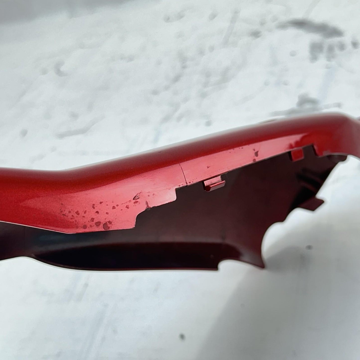 2009 - 2014 YAMAHA YZF R1 FRONT DASH FAIRINGS LEFT RIGHT COWLS RED STOCK *CRACK*