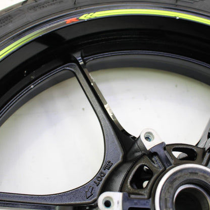 2017 - 2025 SUZUKI GSXR 1000 FRONT WHEEL RIM TIRE RUBBER BLACK STOCK STRAIGHT
