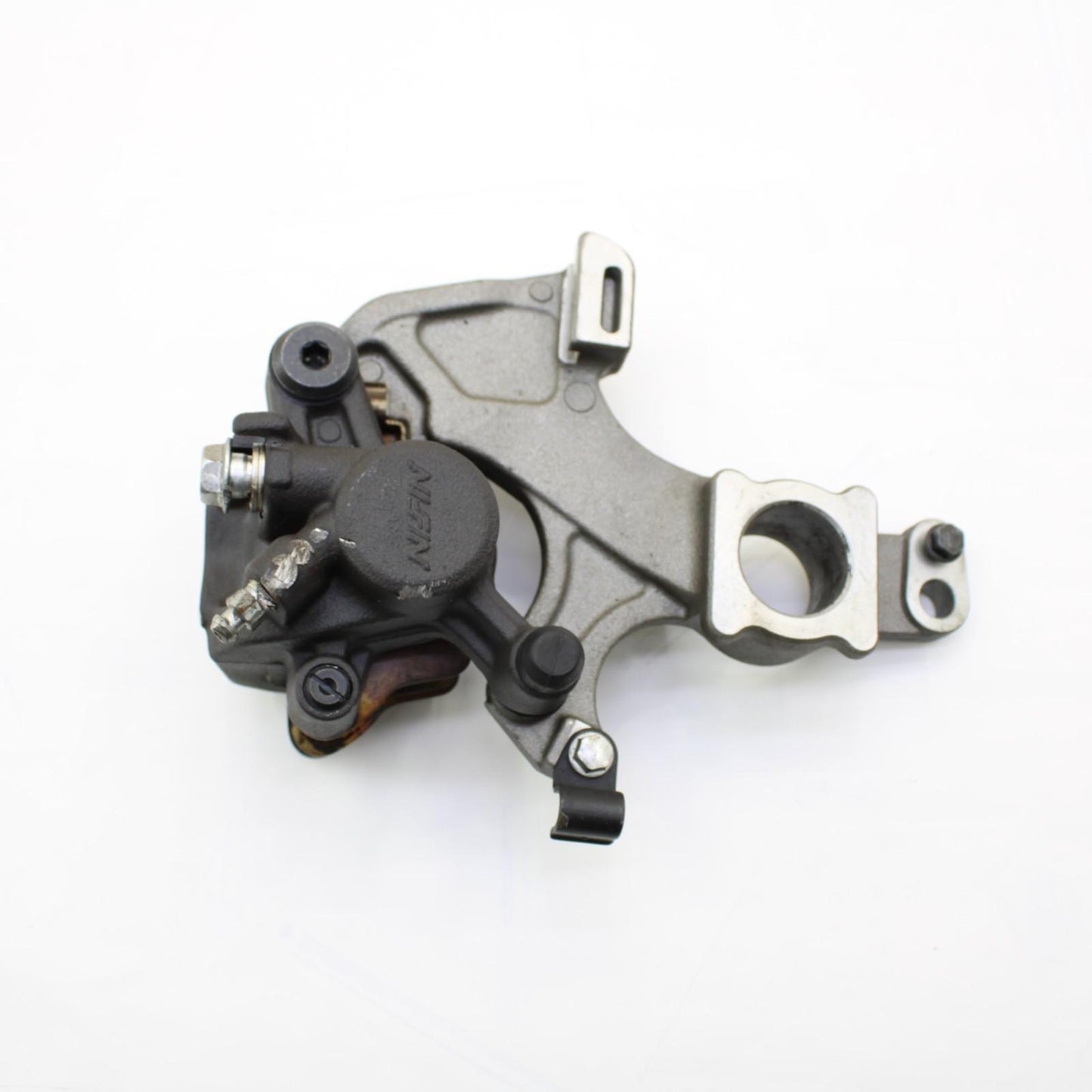 2017 - 2025 SUZUKI GSXR1000 1000R REAR BRAKE CALIPER & BACK BRACKET SILVER STOCK