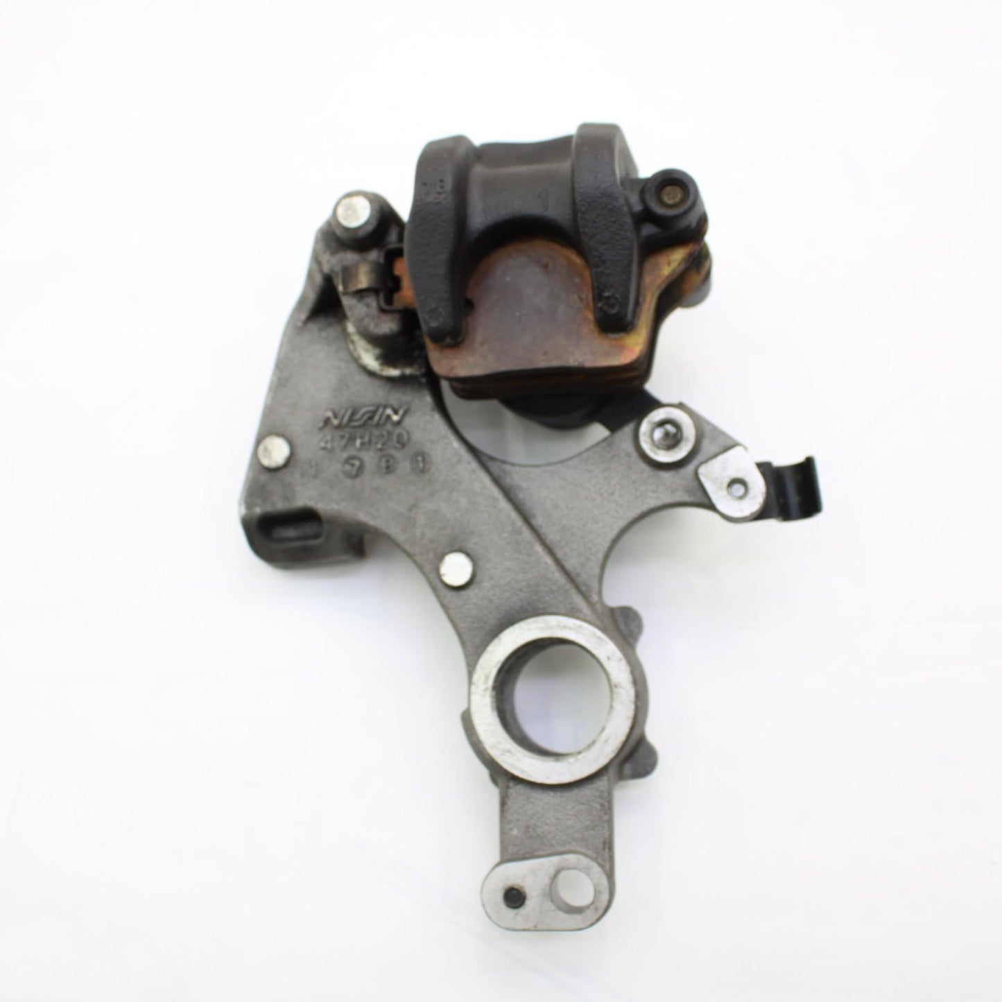 2017 - 2025 SUZUKI GSXR1000 1000R REAR BRAKE CALIPER & BACK BRACKET SILVER STOCK