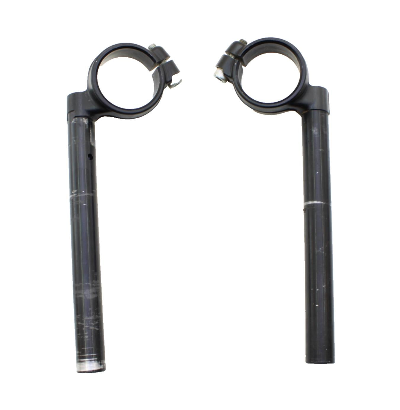 2017 - 2025 SUZUKI GSXR 1000 CLIP ON SET HANDLE BARS LEFT RIGHT SET PAIR BLACK