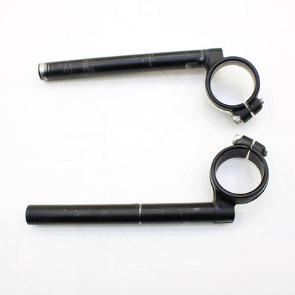 2017 - 2025 SUZUKI GSXR 1000 CLIP ON SET HANDLE BARS LEFT RIGHT SET PAIR BLACK