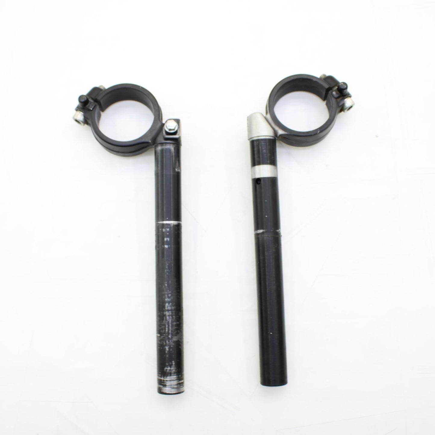 2017 - 2025 SUZUKI GSXR 1000 CLIP ON SET HANDLE BARS LEFT RIGHT SET PAIR BLACK