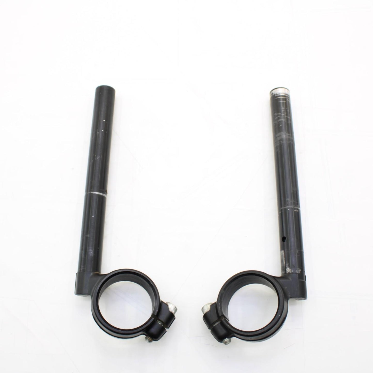 2017 - 2025 SUZUKI GSXR 1000 CLIP ON SET HANDLE BARS LEFT RIGHT SET PAIR BLACK