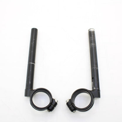 2017 - 2025 SUZUKI GSXR 1000 CLIP ON SET HANDLE BARS LEFT RIGHT SET PAIR BLACK