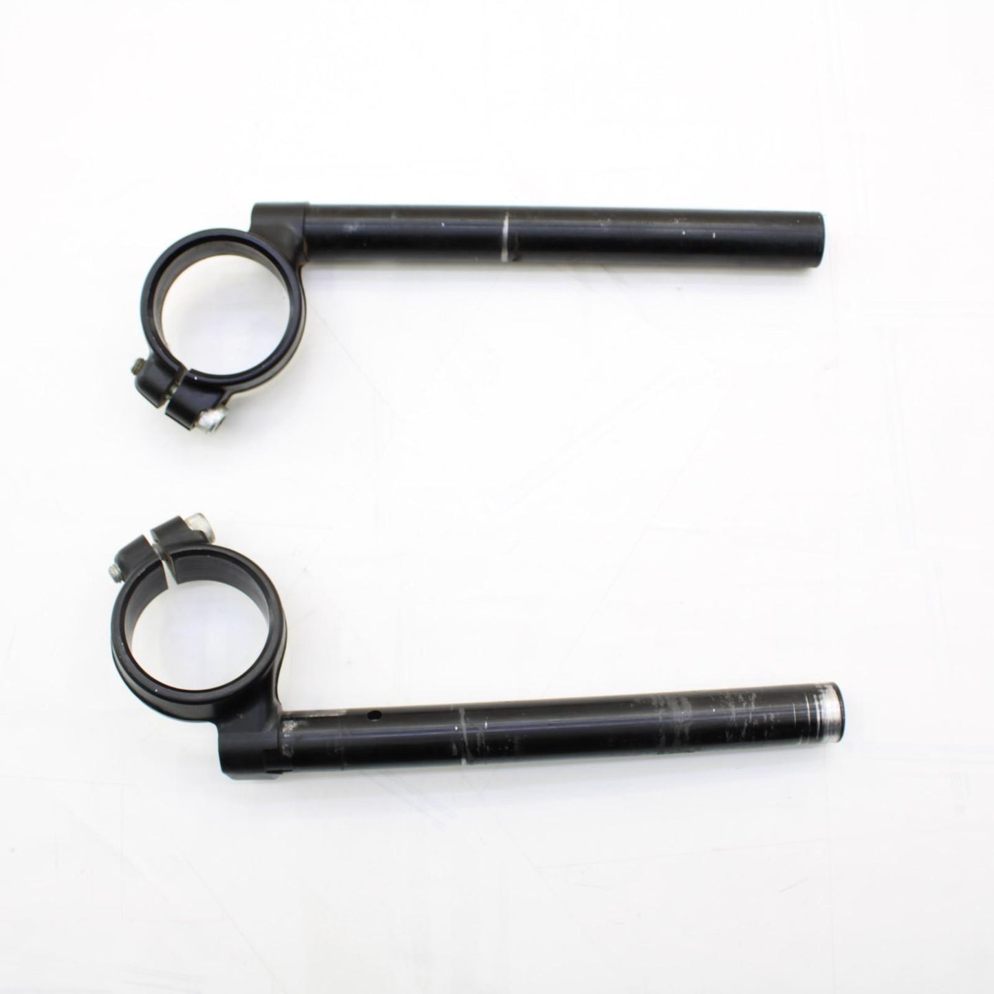 2017 - 2025 SUZUKI GSXR 1000 CLIP ON SET HANDLE BARS LEFT RIGHT SET PAIR BLACK