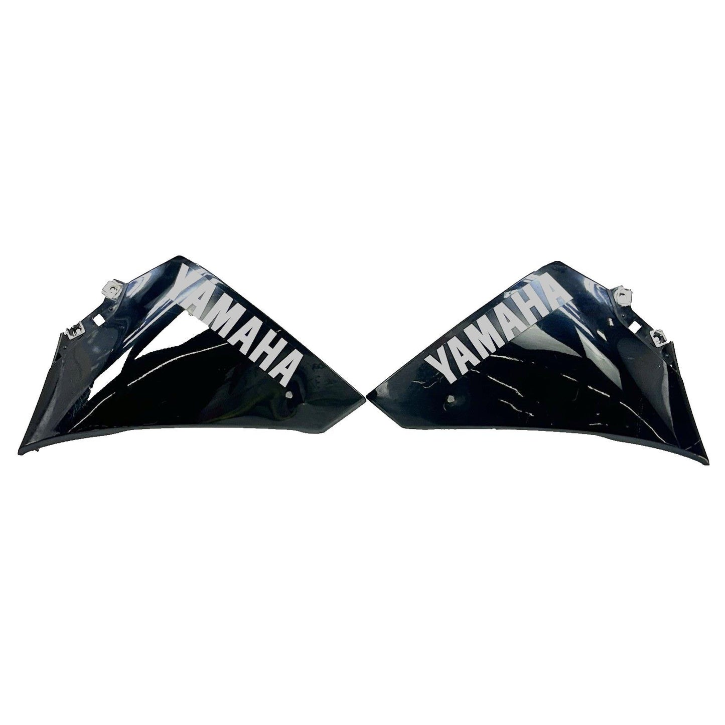 2009 - 2014 YAMAHA YZF R1 LOWER SIDE FAIRINGS LEFT RIGHT BELLY COWLS BLACK SET