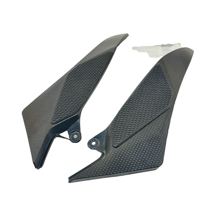 2009 - 2014 YAMAHA YZF R1 SIDE TANK FAIRINGS LEFT RIGHT COWLS SET BLACK STOCK