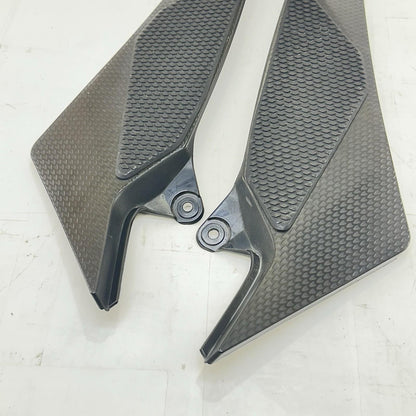 2009 - 2014 YAMAHA YZF R1 SIDE TANK FAIRINGS LEFT RIGHT COWLS SET BLACK STOCK