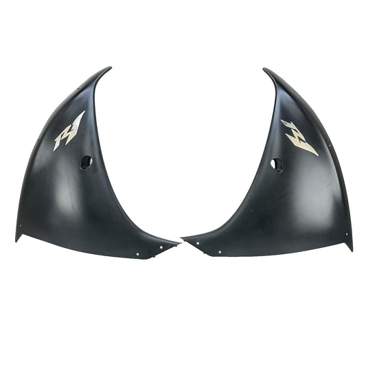 2009 - 2014 YAMAHA YZF R1 SIDE FAIRINGS LEFT RIGHT COWLS PLASTICS BLACK BODY SET