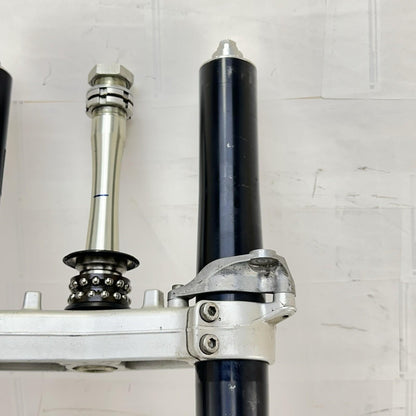 2009 - 2014 YAMAHA YZF R1 FRONT FORKS TRIPLE TREE STEERING STEM SUSPENSION TUBES