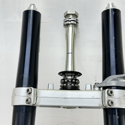 2009 - 2014 YAMAHA YZF R1 FRONT FORKS TRIPLE TREE STEERING STEM SUSPENSION TUBES