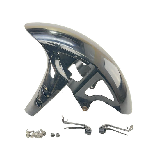 2009 - 2014 YAMAHA YZF R1 FRONT WHEEL FENDER TIRE COVER FAIRING COWL BLACK BOLTS