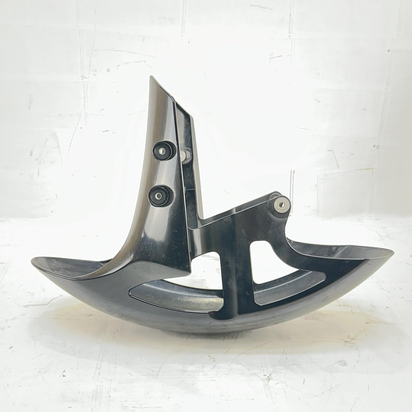 2009 - 2014 YAMAHA YZF R1 FRONT WHEEL FENDER TIRE COVER FAIRING COWL BLACK BOLTS