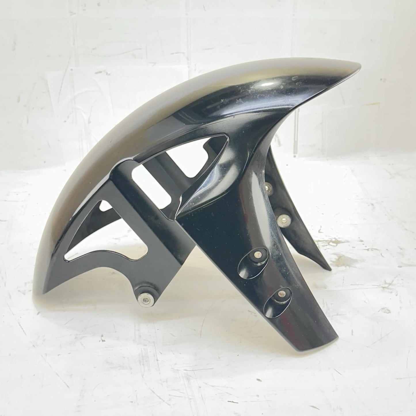 2009 - 2014 YAMAHA YZF R1 FRONT WHEEL FENDER TIRE COVER FAIRING COWL BLACK BOLTS