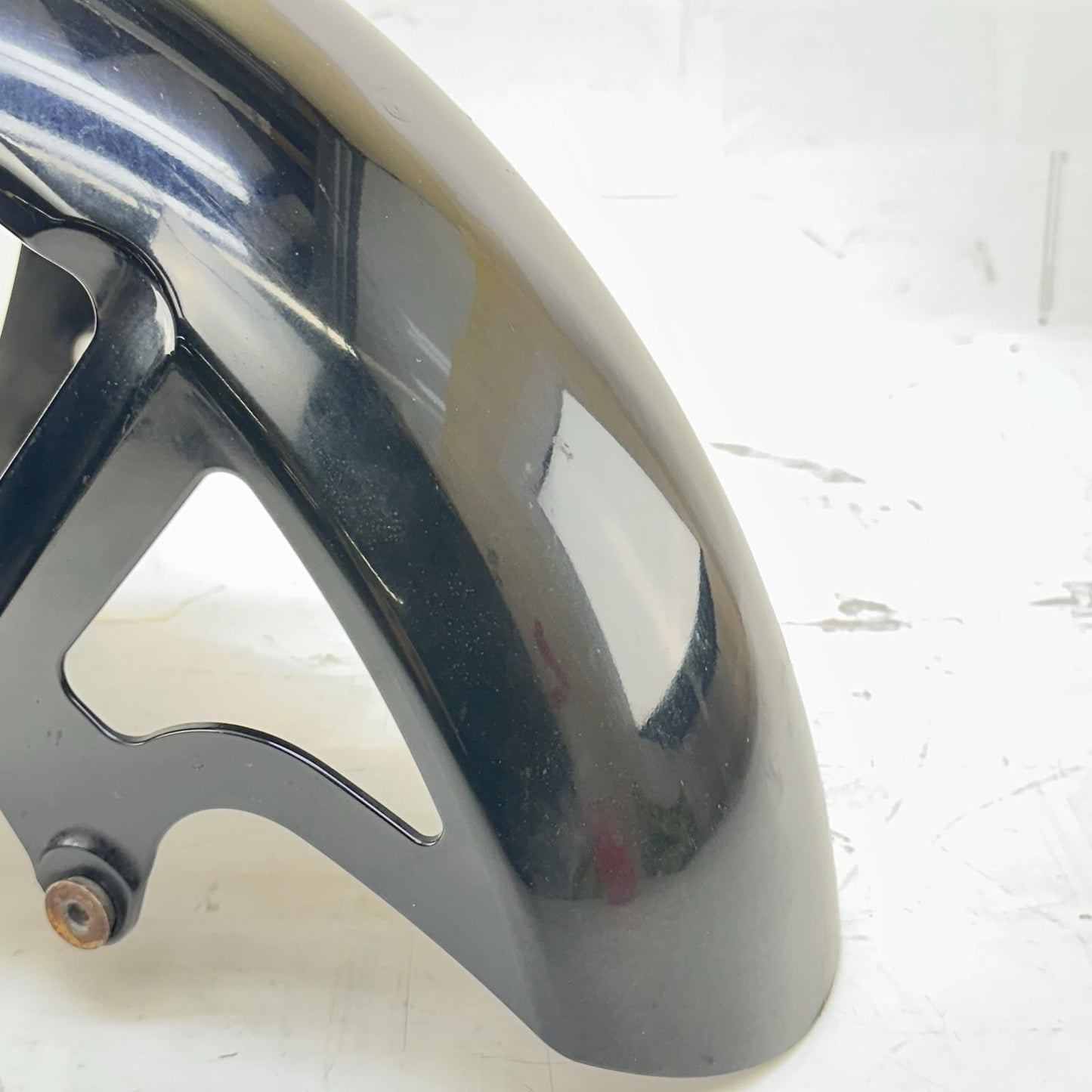 2009 - 2014 YAMAHA YZF R1 FRONT WHEEL FENDER TIRE COVER FAIRING COWL BLACK BOLTS