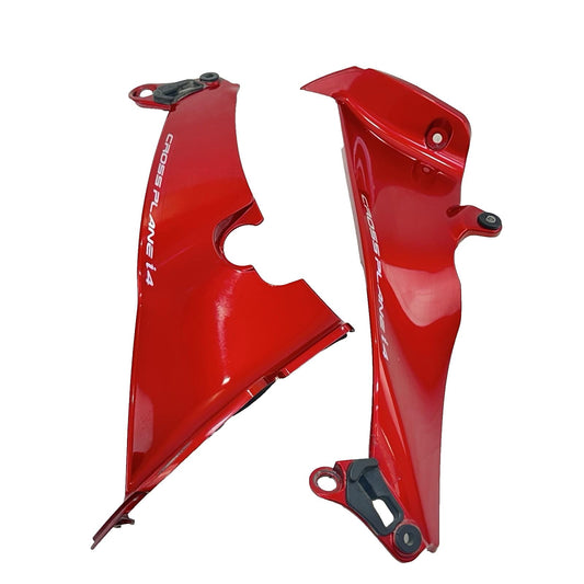 2009 - 2014 YAMAHA YZF R1 SIDE INNER FAIRINGS LEFT RIGHT COWLS PLASTICS RED