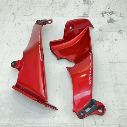 2009 - 2014 YAMAHA YZF R1 SIDE INNER FAIRINGS LEFT RIGHT COWLS PLASTICS RED