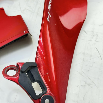 2009 - 2014 YAMAHA YZF R1 SIDE INNER FAIRINGS LEFT RIGHT COWLS PLASTICS RED