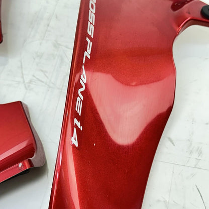 2009 - 2014 YAMAHA YZF R1 SIDE INNER FAIRINGS LEFT RIGHT COWLS PLASTICS RED