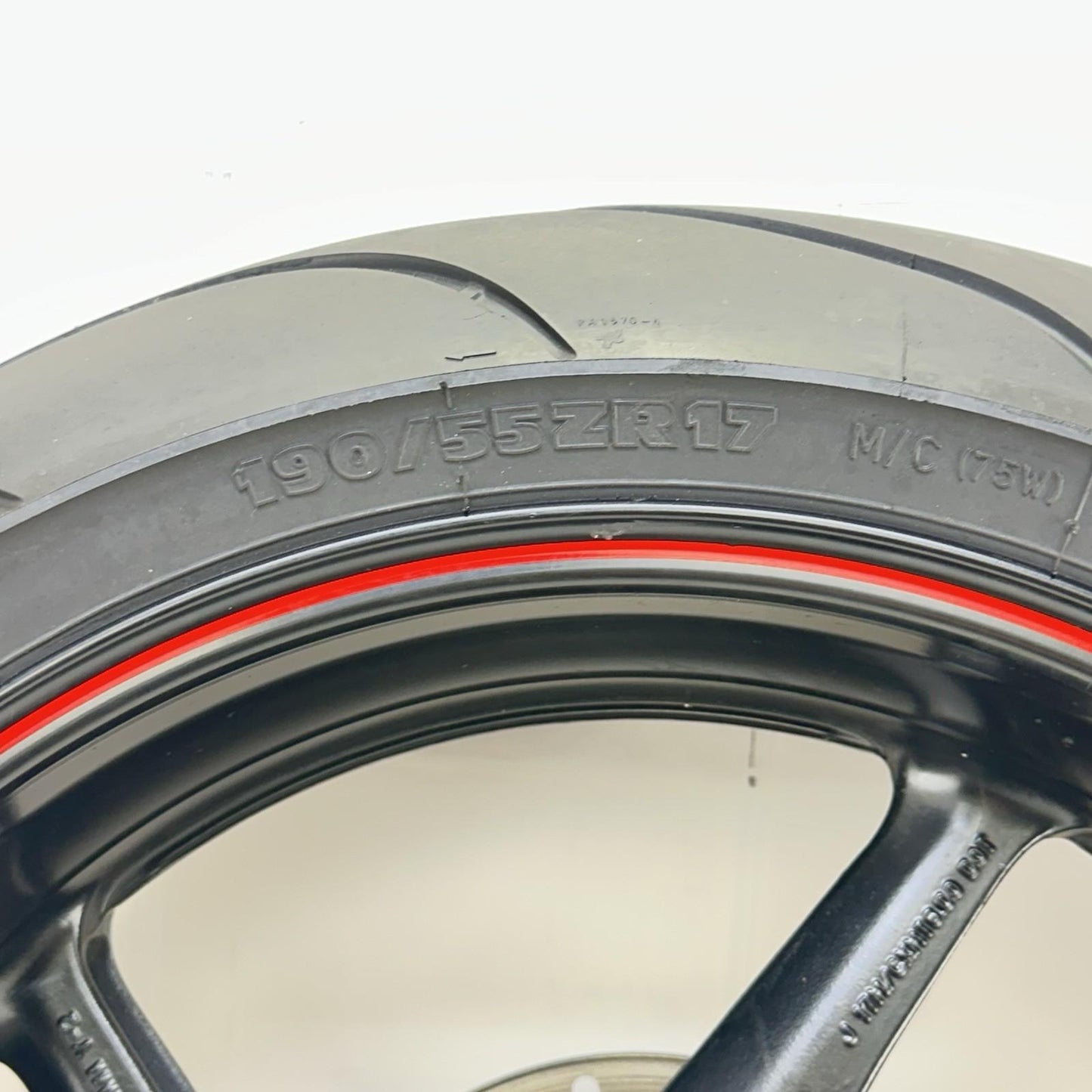 2009 - 2014 YAMAHA YZF R1 REAR WHEEL BACK BRAKE ROTOR DISC RIM TIRE RUBBER STOCK