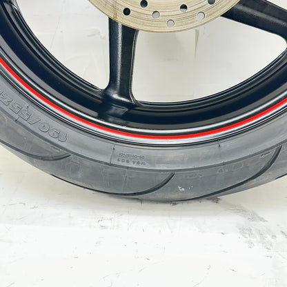 2009 - 2014 YAMAHA YZF R1 REAR WHEEL BACK BRAKE ROTOR DISC RIM TIRE RUBBER STOCK