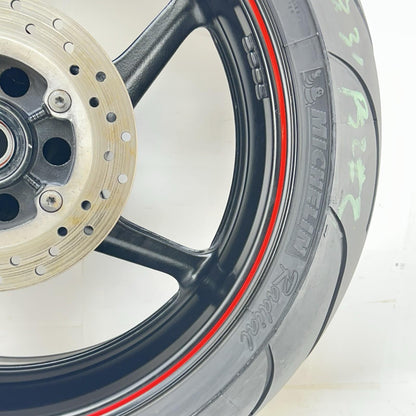 2009 - 2014 YAMAHA YZF R1 REAR WHEEL BACK BRAKE ROTOR DISC RIM TIRE RUBBER STOCK