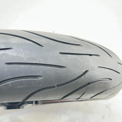 2009 - 2014 YAMAHA YZF R1 FRONT WHEEL RIM TIRE RUBBER BLACK RED STOCK
