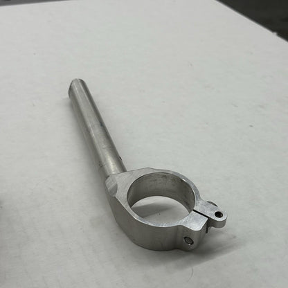 2008 - 2016 YAMAHA YZF R6 RIGHT CLIP ON HANDLEBAR SILVER STRAIGHT STOCK