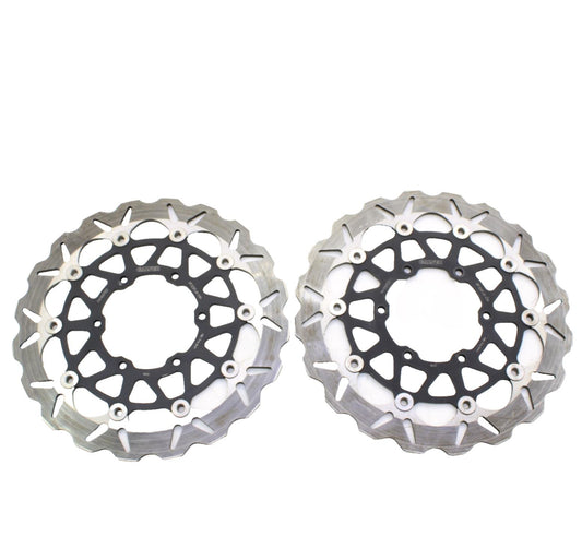2017 - 2024 SUZUKI GSXR 1000 GALFER FRONT BRAKE ROTORS LEFT RIGHT DISCS STRAIGHT