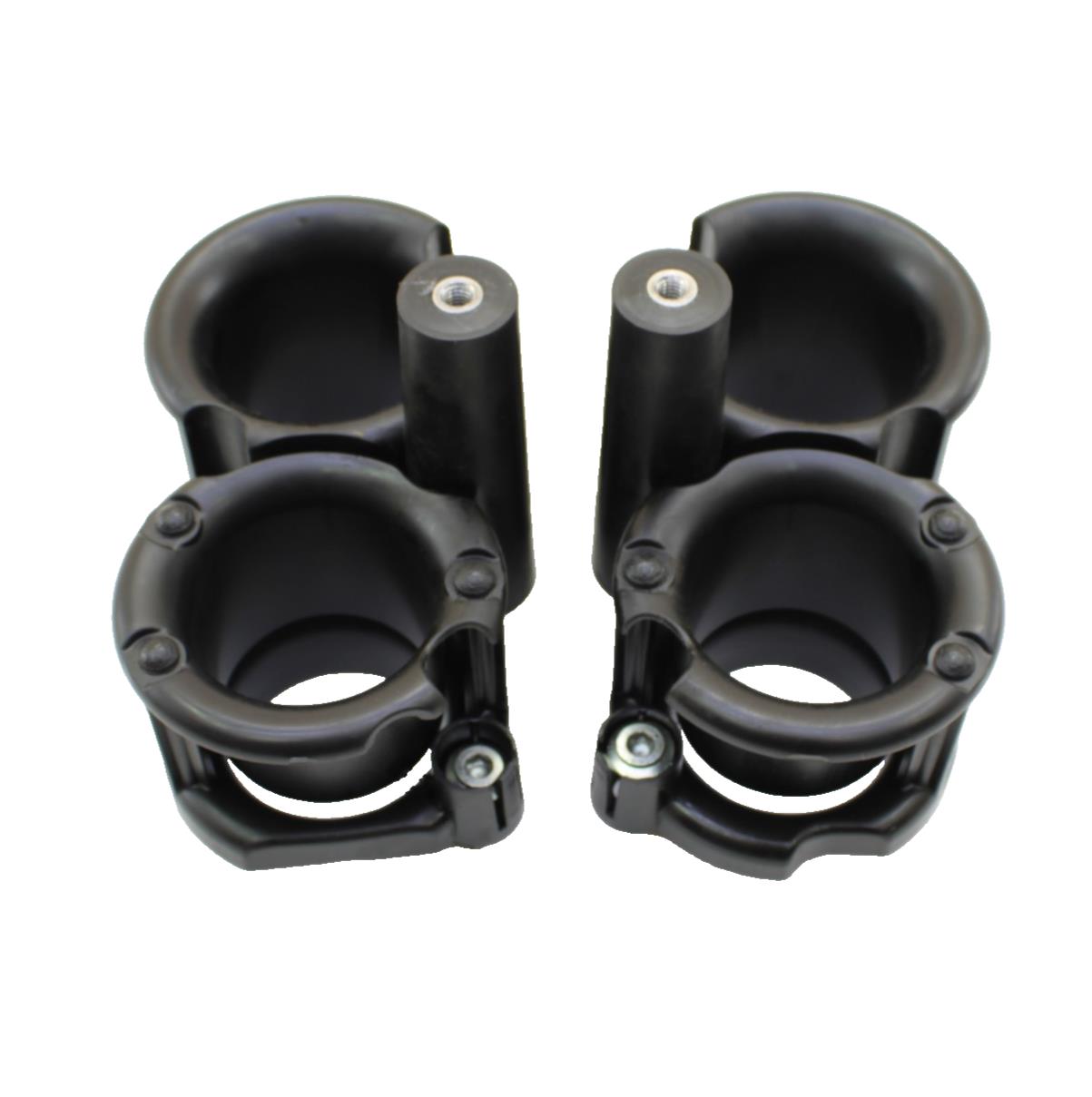 2017 - 2025 SUZUKI GSXR1000 R VELOCITY STACKS Airbox Air Intake Ducts BLACK