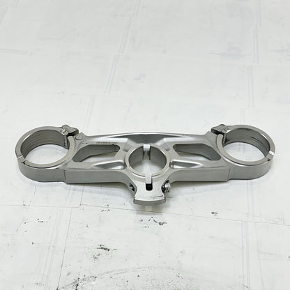 2016 - 2019 DUCATI 959 PANIGALE UPPER TRIPLE TREE FORK CLAMP SILVER STOCK