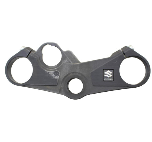 2017 - 2025 SUZUKI GSXR 1000 R TRIPLE TREE CLAMP UPPER FORK BLACK STOCK OEM