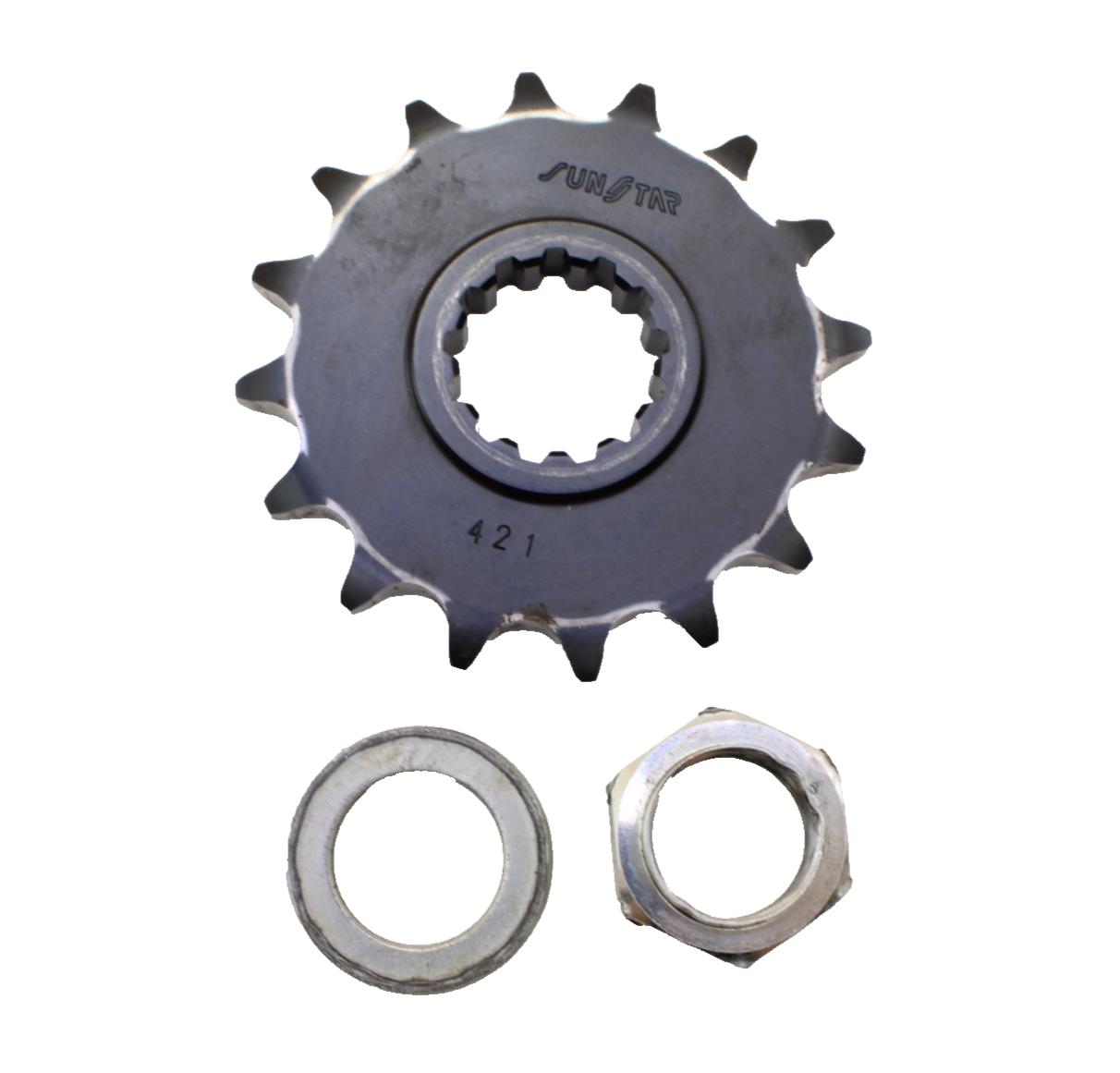 2015 - 2019 YAMAHA YZF R1 FRONT SPROCKET NUT WASHER SUNSTAR ENGINE