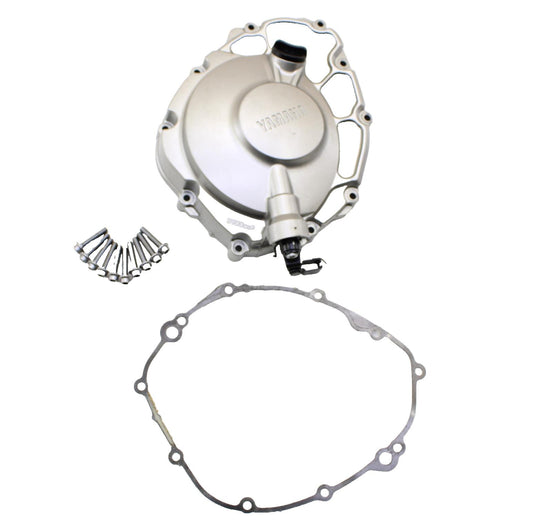 2015 - 2019 YAMAHA YZF R1 CLUTCH COVER ENGINE MOTOR RIGHT SIDE SILVER STOCK
