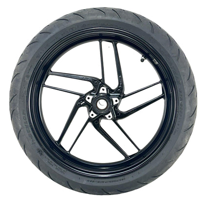 2016 - 2019 DUCATI PANIGALE 959 FRONT WHEEL RIM TIRE BLACK STOCK *DAMAGED*