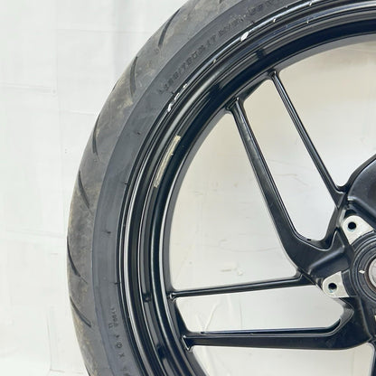 2016 - 2019 DUCATI PANIGALE 959 FRONT WHEEL RIM TIRE BLACK STOCK *DAMAGED*