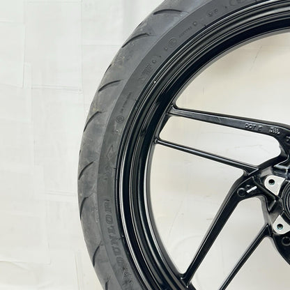 2016 - 2019 DUCATI PANIGALE 959 FRONT WHEEL RIM TIRE BLACK STOCK *DAMAGED*