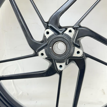 2016 - 2019 DUCATI PANIGALE 959 FRONT WHEEL RIM TIRE BLACK STOCK *DAMAGED*