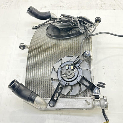2016 - 2019 YAMAHA YZF R1 RADIATOR FANS ENGINE COOLER MOTOR COOLING ASSEMBLY