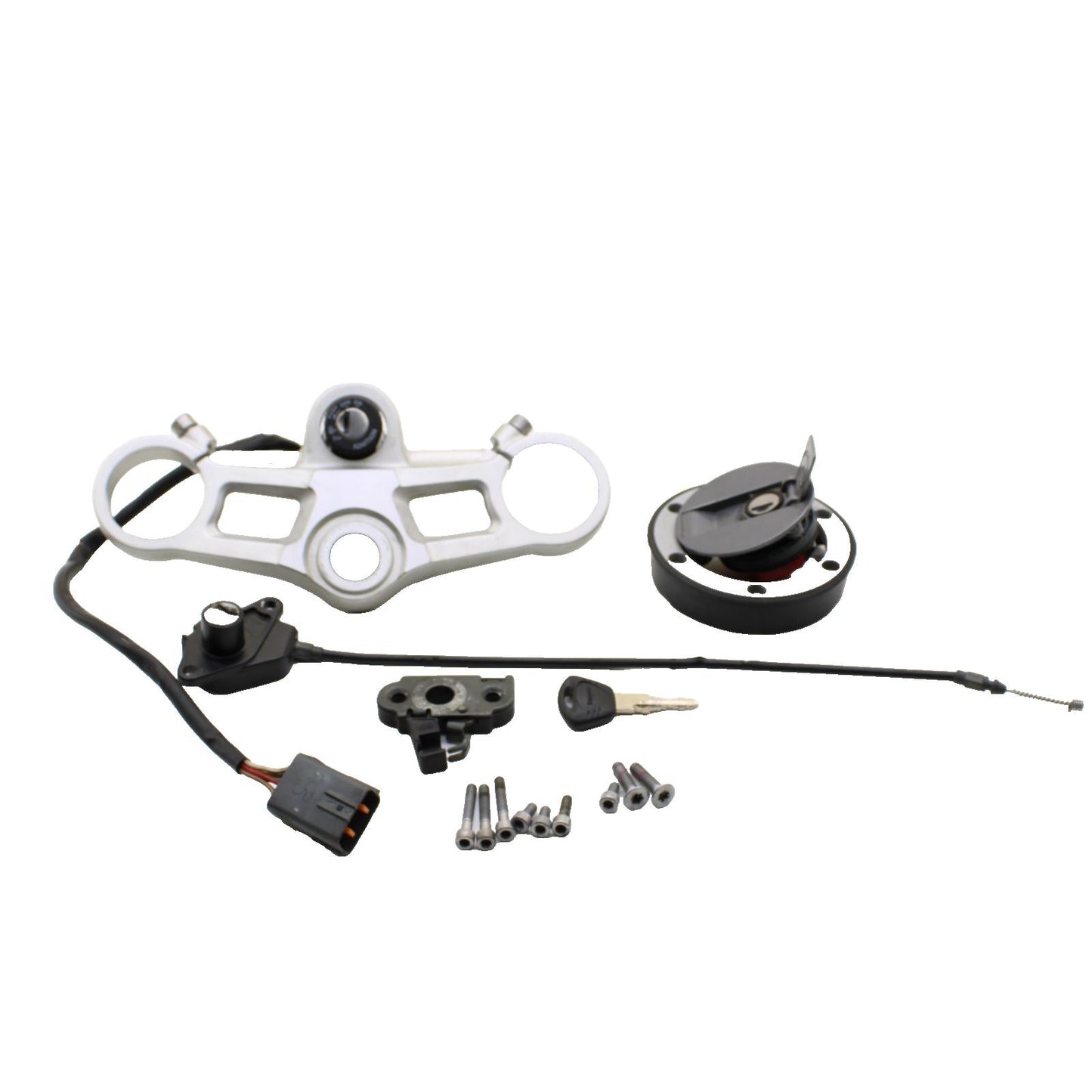 2009 - 2012 TRIUMPH DAYTONA 675 LOCK SET IGNITION KIT FUEL CAP ELECTRICAL OEM