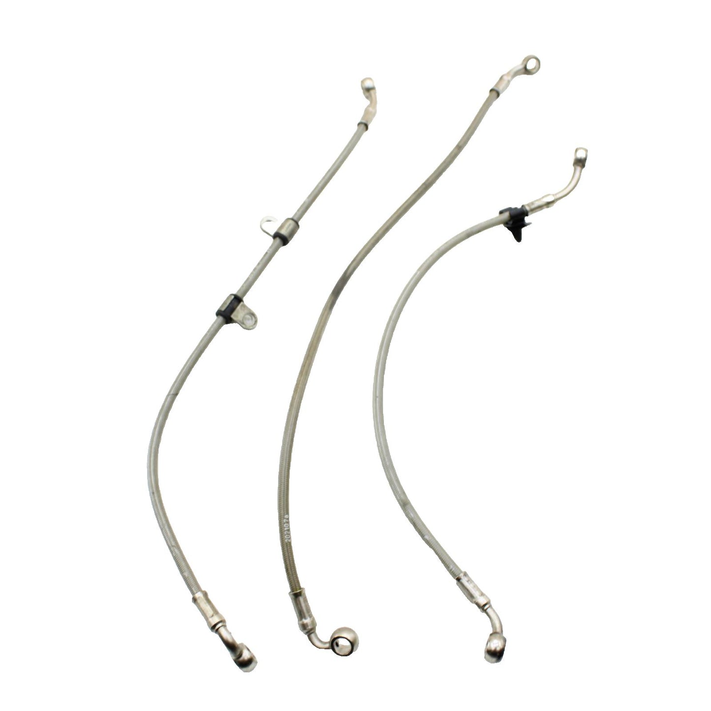 2009 - 2012 TRIUMPH DAYTONA 675 R BRAKE LINES HOSES Caliper Lines STEEL BRAIDED