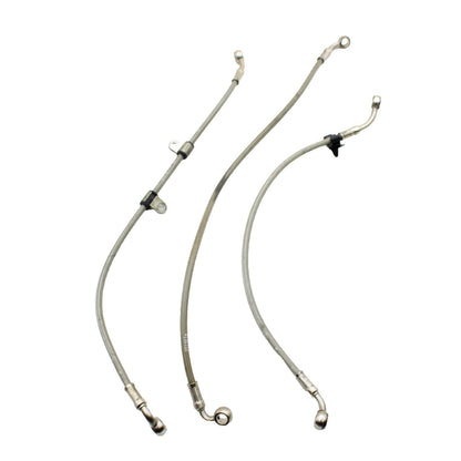2009 - 2012 TRIUMPH DAYTONA 675 R BRAKE LINES HOSES Caliper Lines STEEL BRAIDED