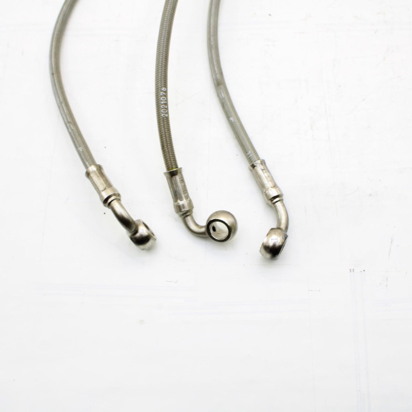2009 - 2012 TRIUMPH DAYTONA 675 R BRAKE LINES HOSES Caliper Lines STEEL BRAIDED