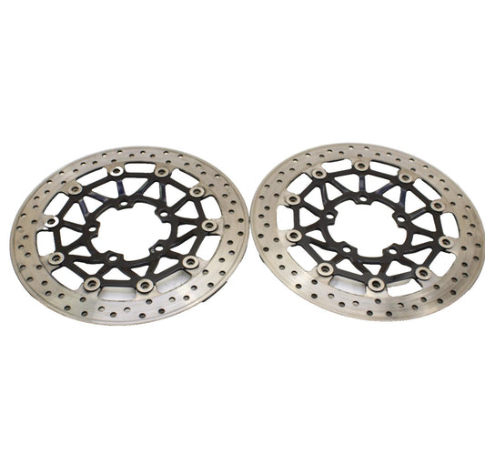 2009 - 2012 TRIUMPH DAYTONA 675R 675 FRONT BRAKE ROTORS WHEEL DISCS STRAIGHT
