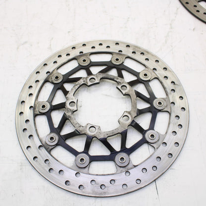 2009 - 2012 TRIUMPH DAYTONA 675R 675 FRONT BRAKE ROTORS WHEEL DISCS STRAIGHT