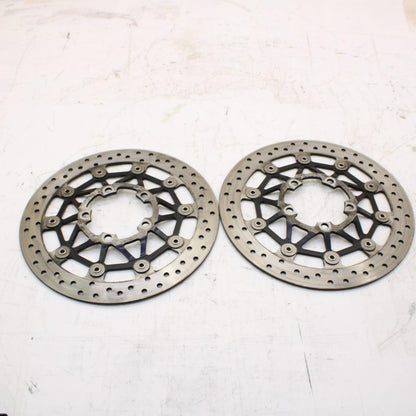 2009 - 2012 TRIUMPH DAYTONA 675R 675 FRONT BRAKE ROTORS WHEEL DISCS STRAIGHT
