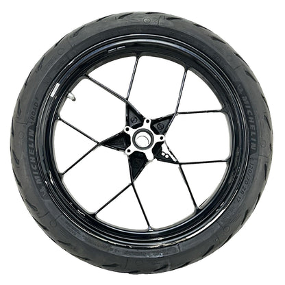2017 - 2019 KTM 1290 SUPER DUKE R FRONT WHEEL RIM TIRE RUBBER BLACK *SCUFFED*